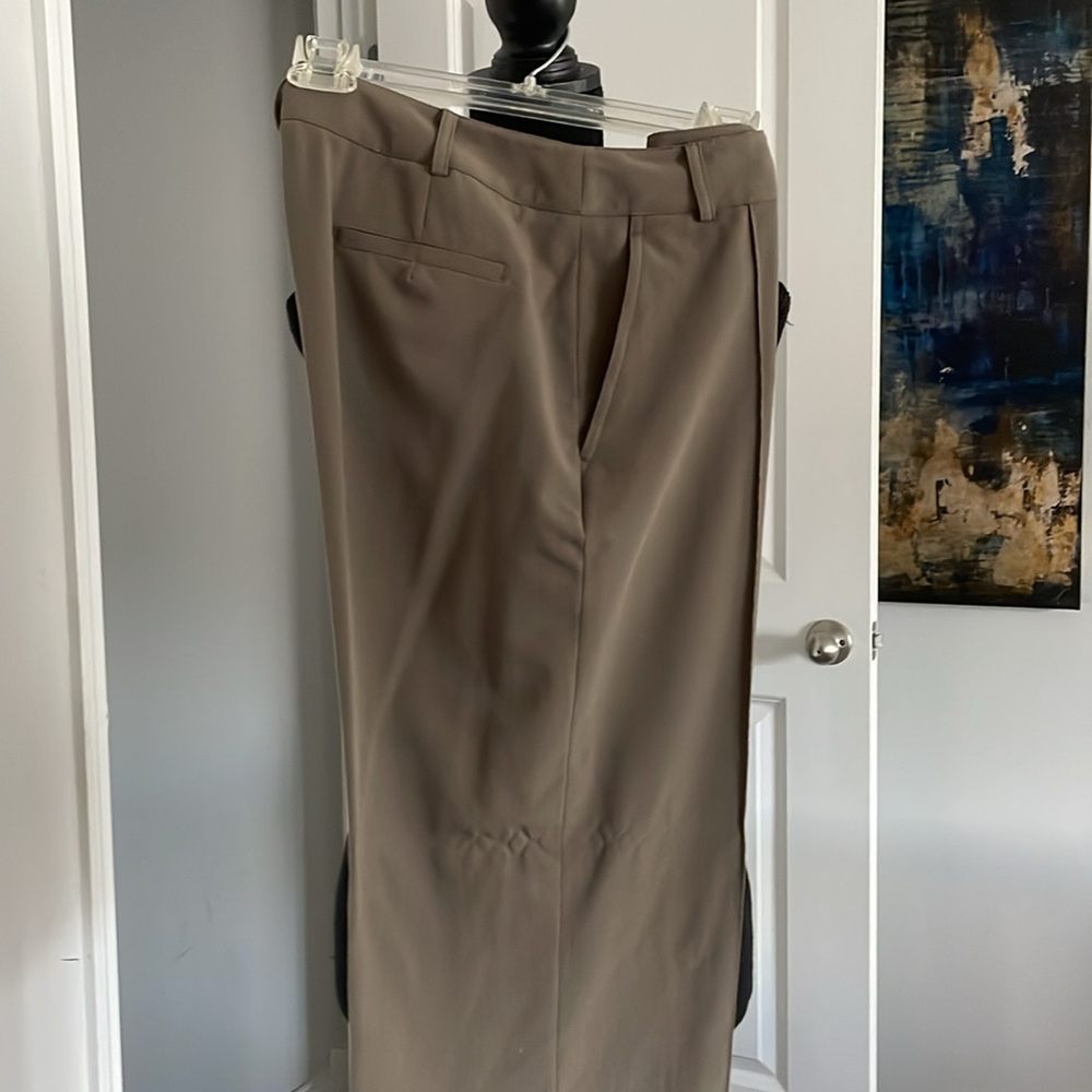 Rafaella Suit Pants Jacket Women Size 10 Deep Olive Fitted Straight Leg Career - Picture 5 of 16